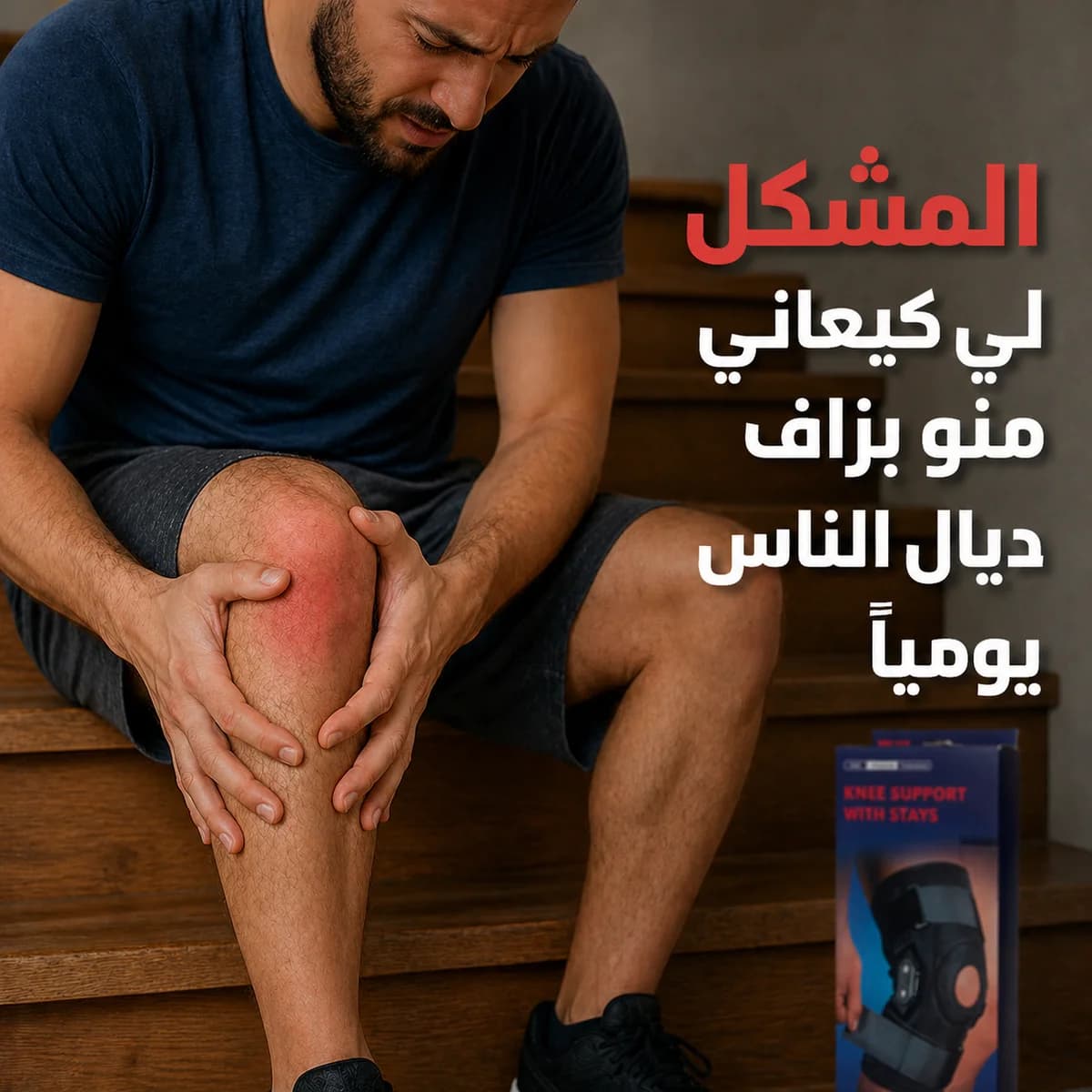 باندة قوية للركبة تهنيك من مشاكل الركابي — 6/8