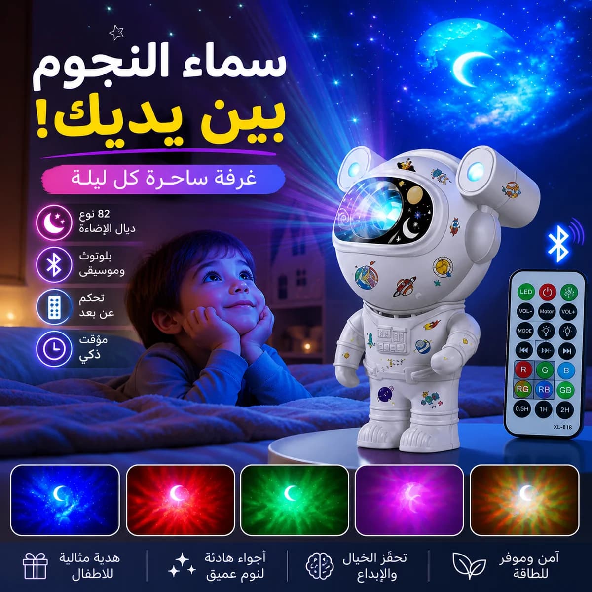 رجل الفضاء المضيء و مكبر صوت ممتاز — 2/5